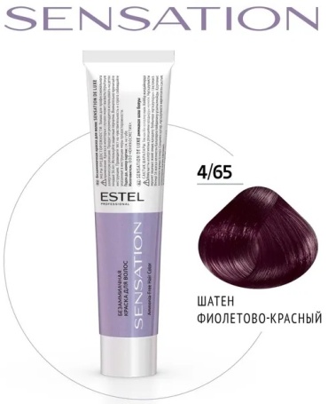 ESTEL PROFESSIONAL Sensation 4/65 крем-краска 60 мл