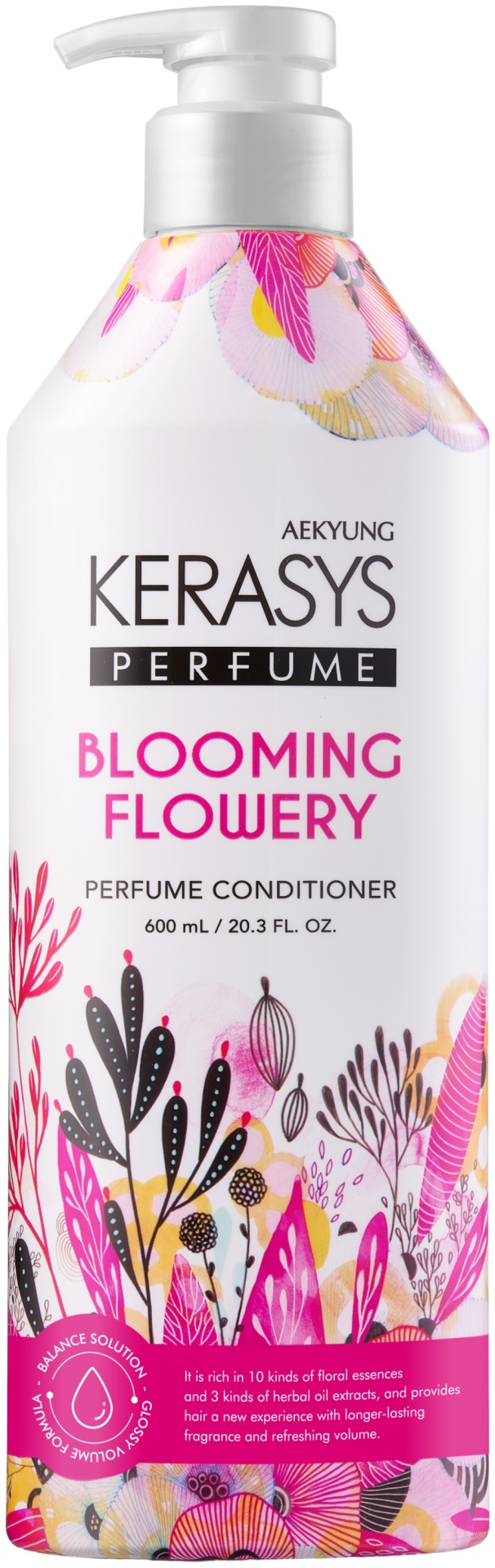 Купить KeraSys кондиционер Blooming Flowery Peony Muguet 600 мл в ...