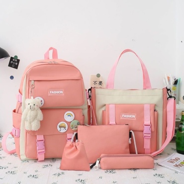 Комплект FASHION полиэстер розовый