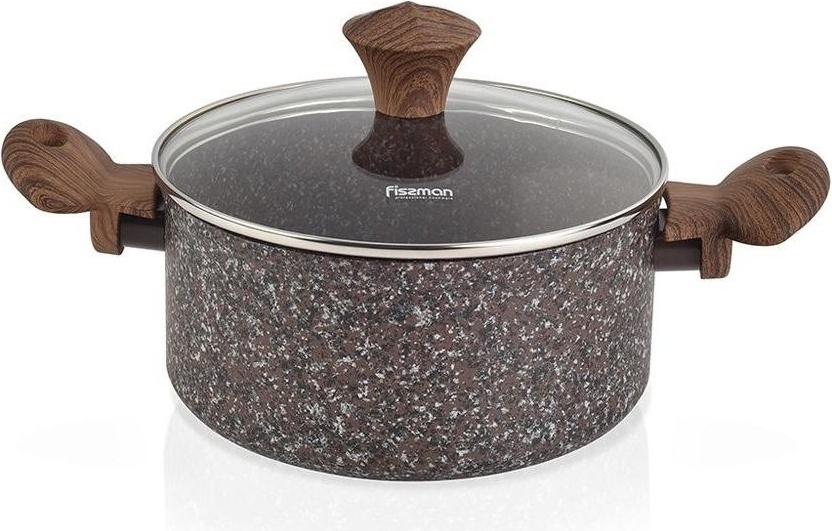 Кастрюля 2.7 л, Fissman Magic Brown 4869 алюминий