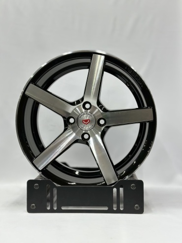 OP554 7x16/4x100 d67.1 et35 черный серебристый 7x16/4x100 D67 ET35 4 диска черный, серебристый