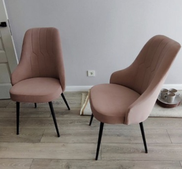 Стул NED T578, 85x50x50 см, розовый