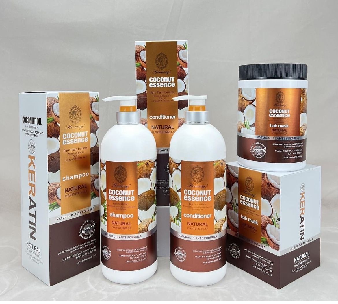 Heniways Coconut Essence набор по уходу за волосами унисекс