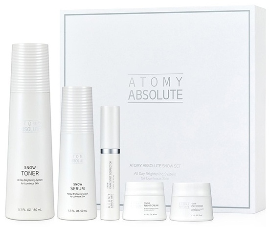 Atomy Absolute snow набор по уходу за лицом для женщин