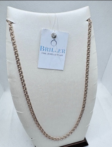 BRILLER 097417BBRR длина 55 см, вес 4.33 г золото, плетение бисмарк