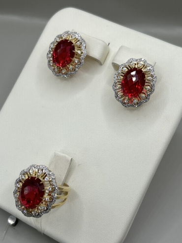 DN Jewelry E207070-AC94890 вес 17 г золото, бриллиант, рубин