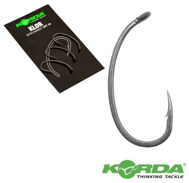Крючок для рыбалки Korda KLOR2 одинарный черный 10 шт