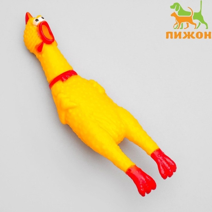 Игрушка Пижон курица 897811 желтый