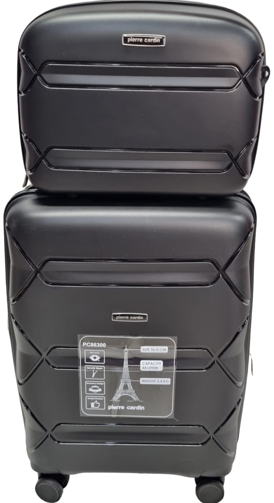 Чемодан Pierre Cardin PC86318W4-20B поликарбонат 40 л черный