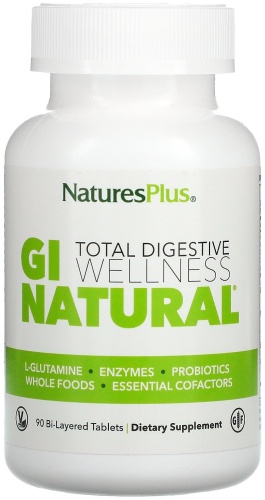 NaturesPlus БАД Total Digestive Wellness GI Natural 90 таблеток