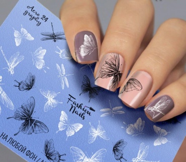 Fashion Nails слайдеры Aerography 24 1 шт