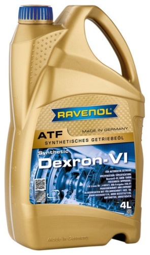 Масло синтетическое RAVENOL ATF Dexron VI 4 л