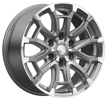 SKAD Авилис 8x18/6x139.7 D67.1 ET38 4 диска черный, серый