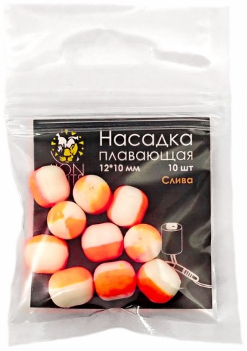 Lion Baits насадка плавающая двухцветная слива 0.008 кг