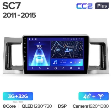Teyes CC2 Plus Geely SC7 2011-2015 3gb+32gb