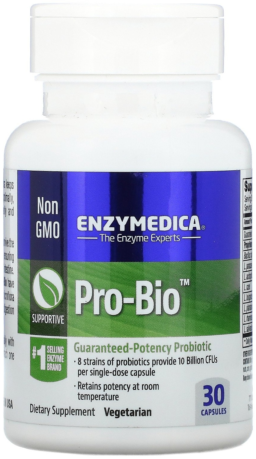 Купить Enzymedica пробиотик Pro Bio Guaranteed Potency Probiotic 30 ...