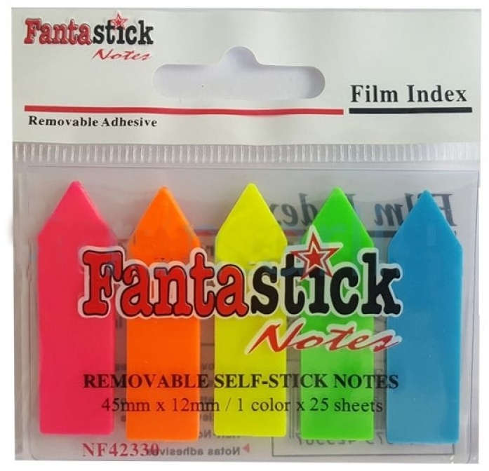 Закладки FantaStick NF42330, пластик, 125 шт
