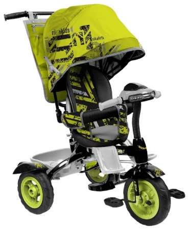 Трёхколёсный велосипед Nika kids ВДН5М/2S зеленый