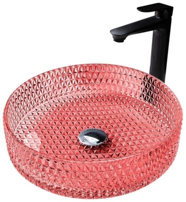 Раковина Abber Glas AK2301OR накладная круглая 39.50х39.5 см, стекло