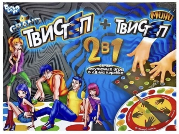 Настольная игра Danko Toys Гранд Твистеп + Мини Твистеп 2в1