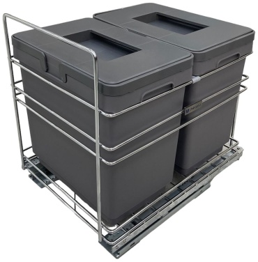 Мусорное ведро Unihopper с крышкой AB4103S.040A2.DG 15 л