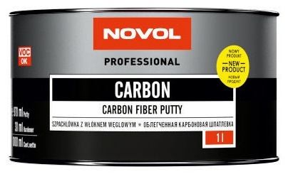 NOVOL Шпатлевка CARBON с углеволокном, 1000 мл
