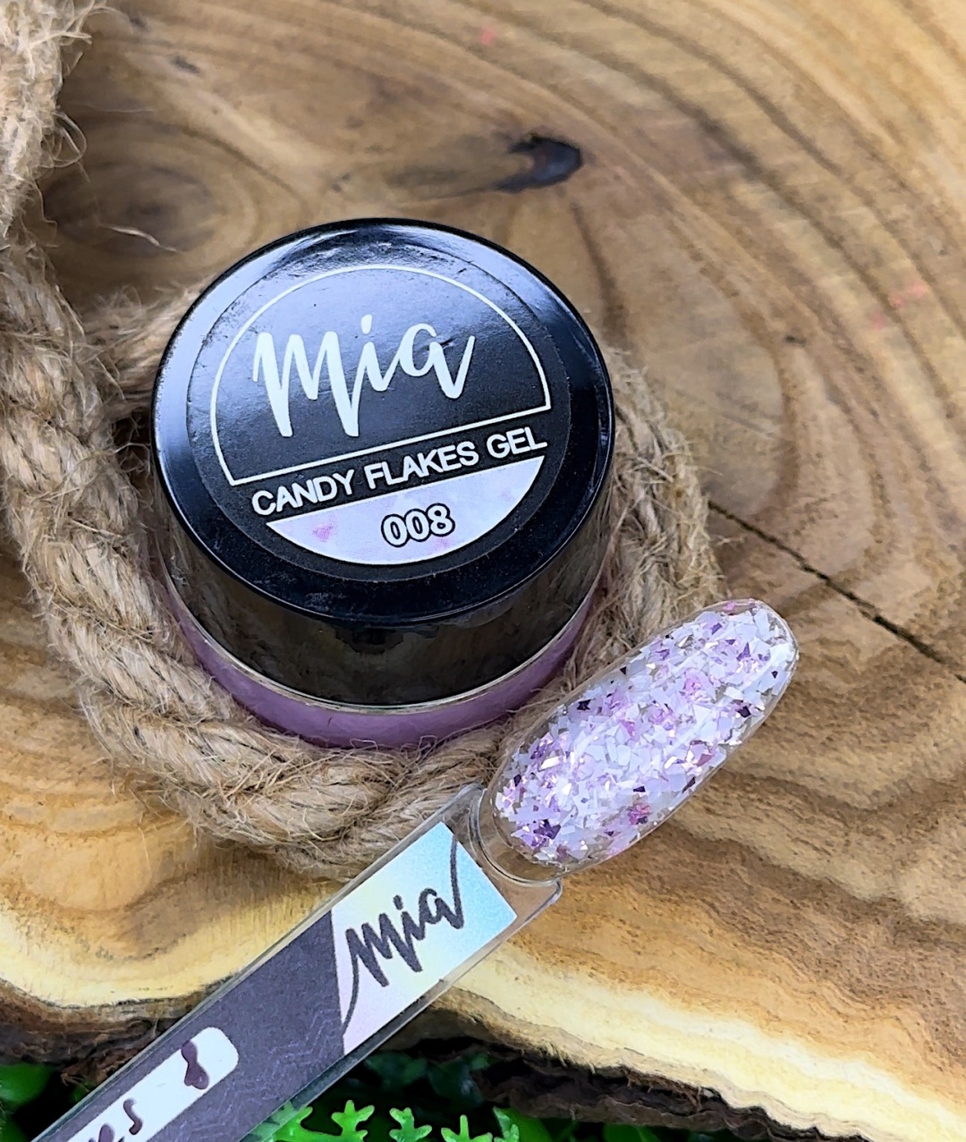 Mia гель для дизайна Candy flakes gel 008 5 мл