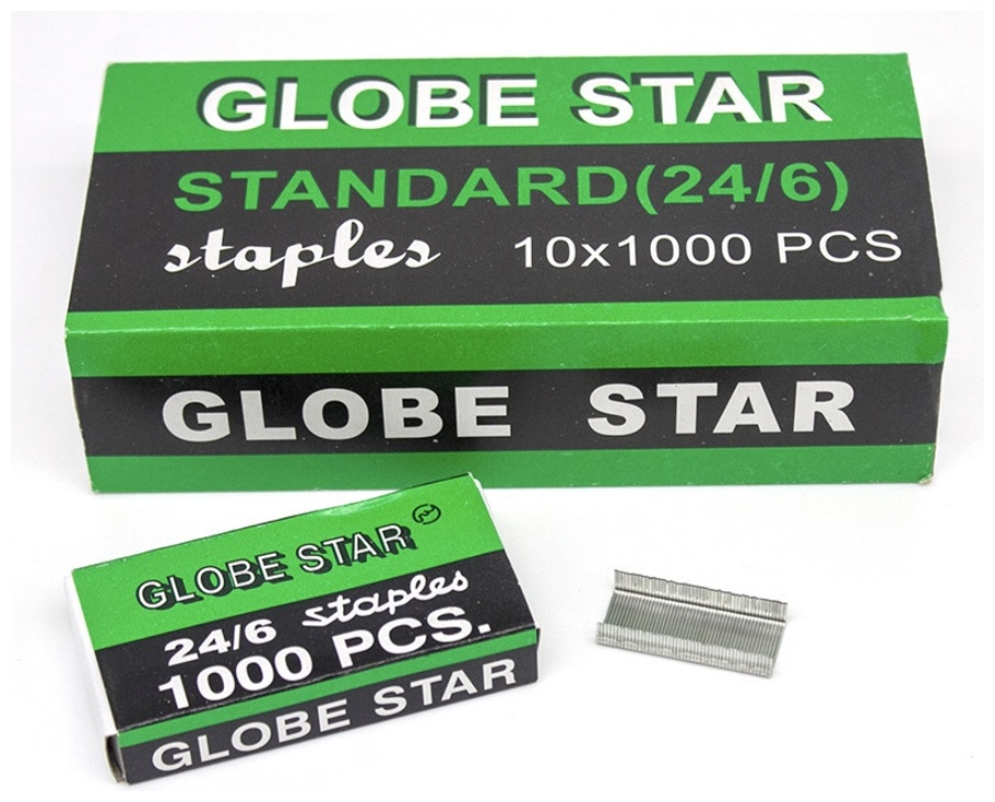 Скобы GLOBE STAR № 24/6 1000 шт