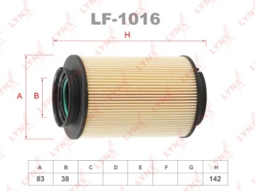 LYNXauto топливный фильтр LF-1016