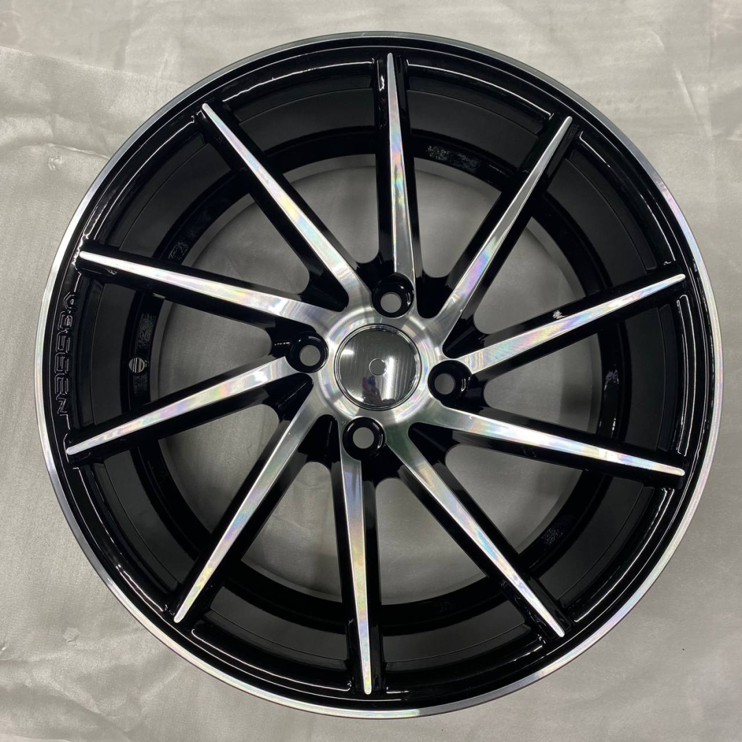 DIVAD QC175B 7x16/4x100 D67.1 ET35 4 диска черный, серебристый