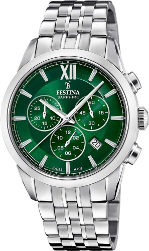 Кварцевые Festina F20040/3 нержавеющая сталь
