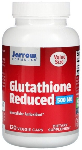 Jarrow Formulas Glutathione Reduced 500 мг капсулы 120 шт