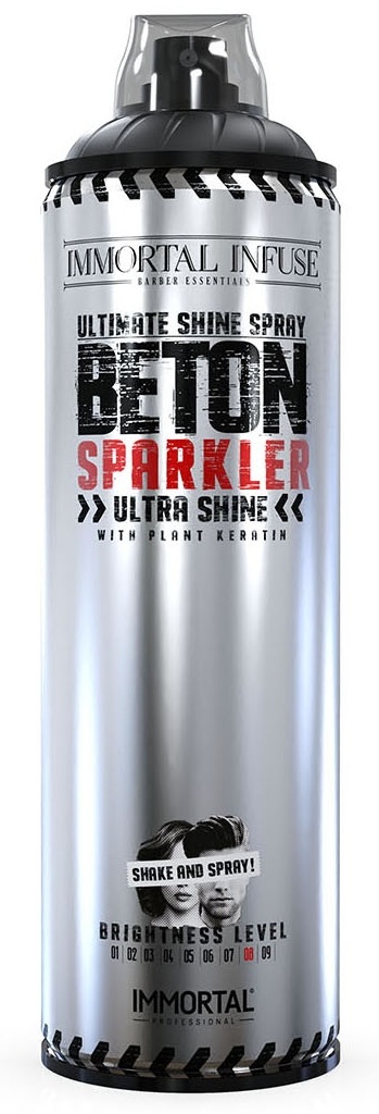 Immortal Infuse Beton Sparkler Ultimate Shine лак сильная фиксация 500 мл