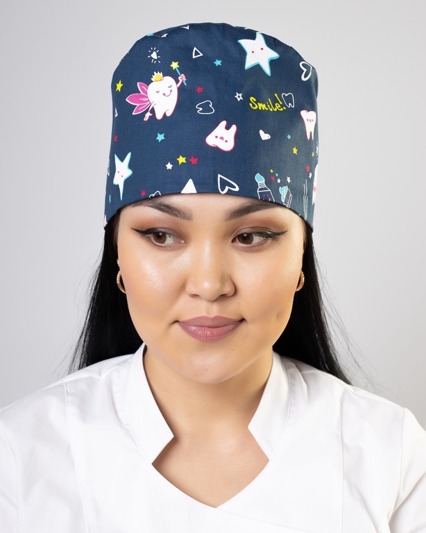 Головной убор Женский медицинский колпак MedicalCap MC07394126 медицина мультиколор