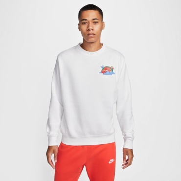 Свитшот Nike M NSW FLC CREW SWSH SPIRIT белый