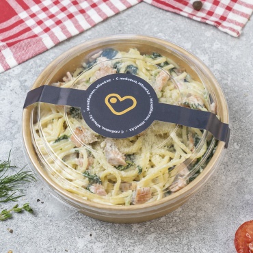 Mfood.kz Паста с семгой в сливочном соусе 240 г
