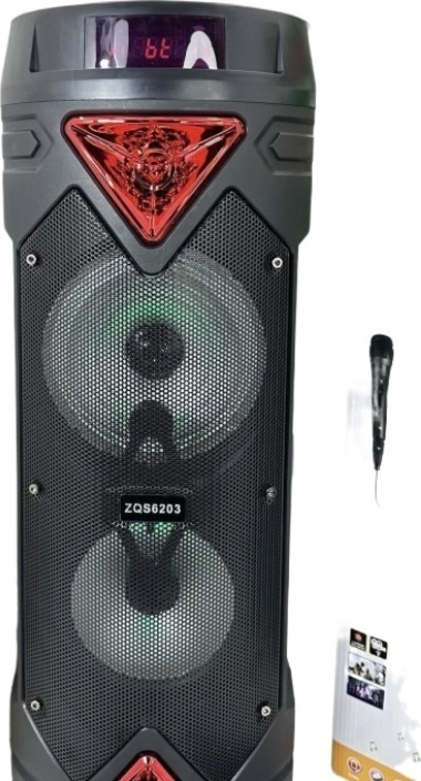 Купить Портативная колонка AAT SPEAKER ZQS-6203 черный в Алматы ...