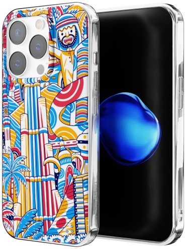 Чехол Mcover для Apple iPhone 15 Pro рисунок
