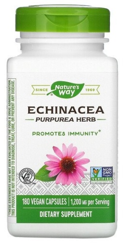 Nature's Way БАД Echinacea Purpurea Herb 180 капсул
