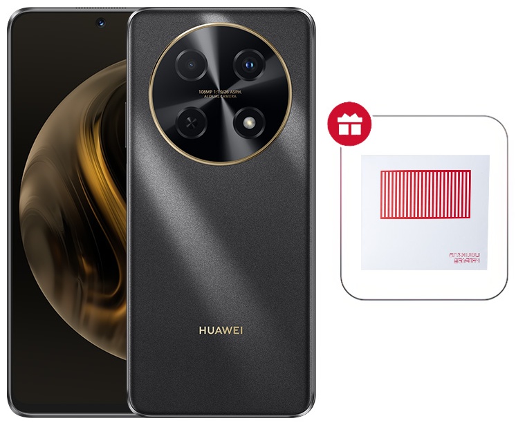Смартфон Huawei nova 12i+подарок 8 ГБ/256 ГБ черный