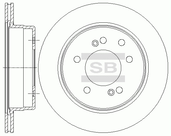 Диски Sangsin Brake передние SD3043-M