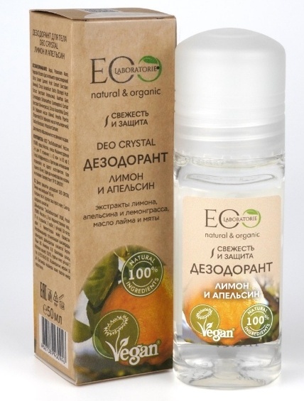 EO Laboratorie Deo Crystal Лимон и апельсин дезодорант унисекс 50 мл