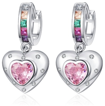 Серьги KOREAN SILVER бижутерный сплав, цирконий