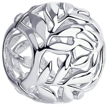 Подвеска Diamant 94-130-01105-1 вес 0.94 г серебро, без вставок