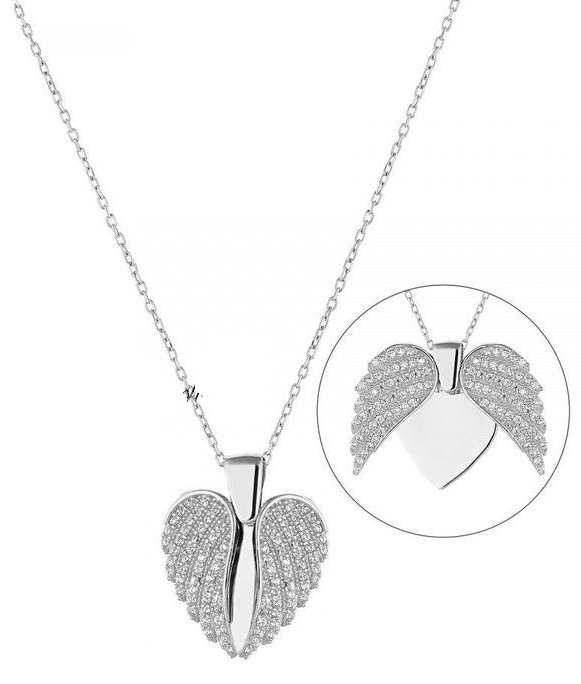 Подвеска Jewelry 10779390 вес 8 г серебро, фианит