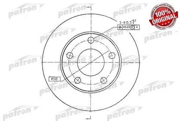 Диски PATRON задние PBD2666