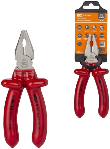 TDM ELECTRIC пассатижи SQ1010-1102 160 мм