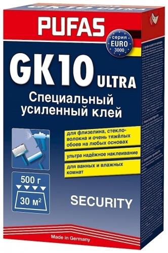 Клей обойный PUFAS Security GK10 усиленный, 500 г