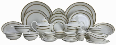 Сервиз на 12 персон Porcelain Fine De Boheme , предметов: 103, чайно-столовый, костяной фарфор