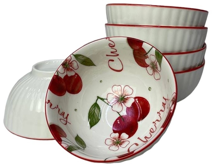 Fine ceramic набор пиал 82566047 250 мл, фарфор, 6 шт